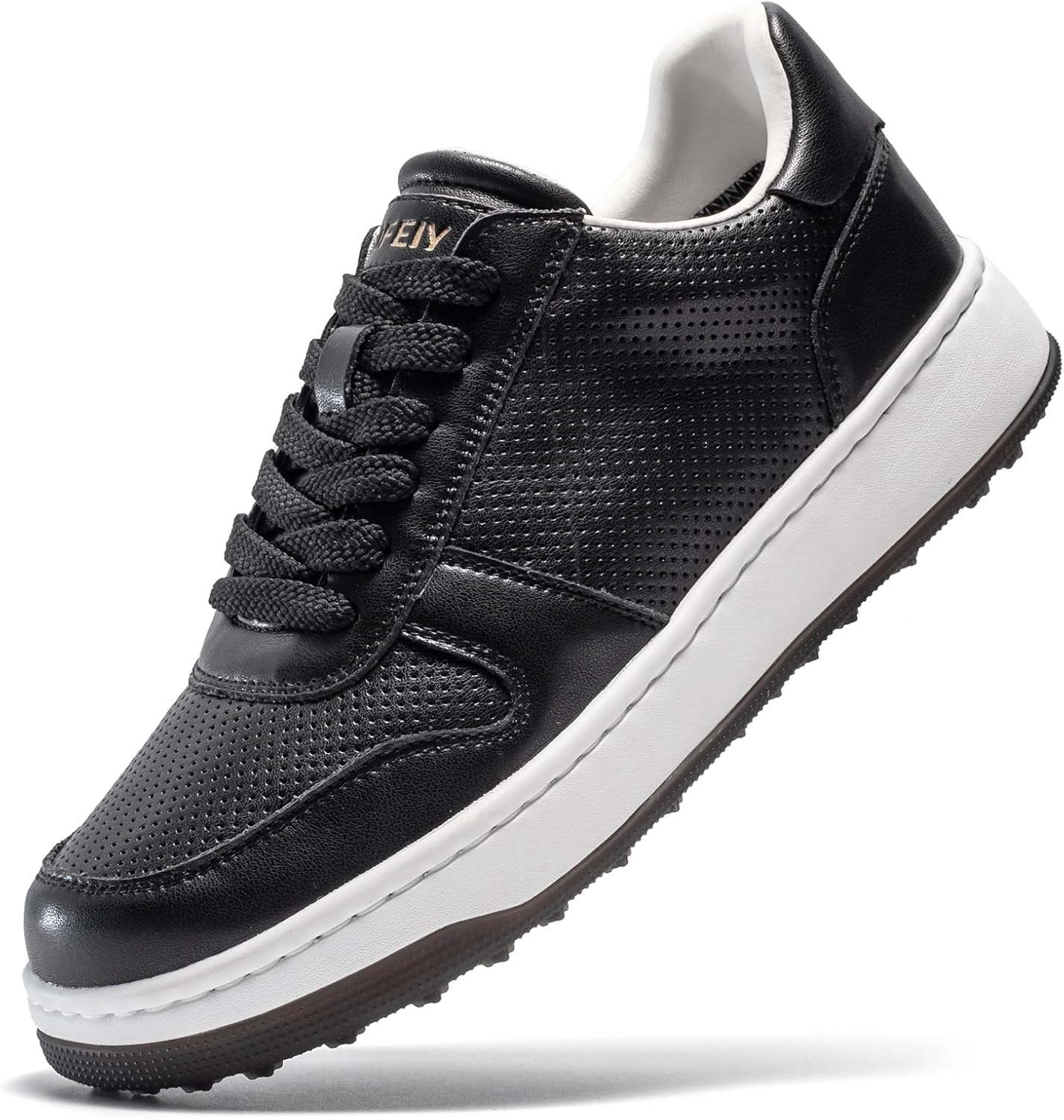 Мужские гольф-туфли UOFEIY без шипов, водоотталкивающий кожаный верх, удобная амортизация при ходьбе, резиновая подошва с сцеплением, дышащий перфорированный дизайн, гольф-кроссовки U.Ofeiy, черный
Мужские гольф-туфли UOFEIY без шипов, водоотталкивающий кожаный верх, удобная амортизация при ходьбе, резиновая подошва с сцеплением, дышащий перфорированный дизайн, гольф-кроссовки U.Ofeiy, черный