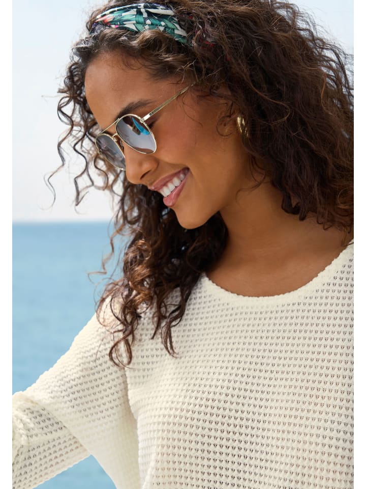 Рубашка с рукавами 3/4 кремового цвета Vivance
Рубашка с рукавами 3/4 кремового цвета Vivance