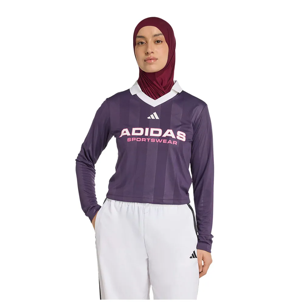 Футболка с длинным рукавом adidas Tiro Polo, фиолетовый
Футболка с длинным рукавом adidas Tiro Polo, фиолетовый