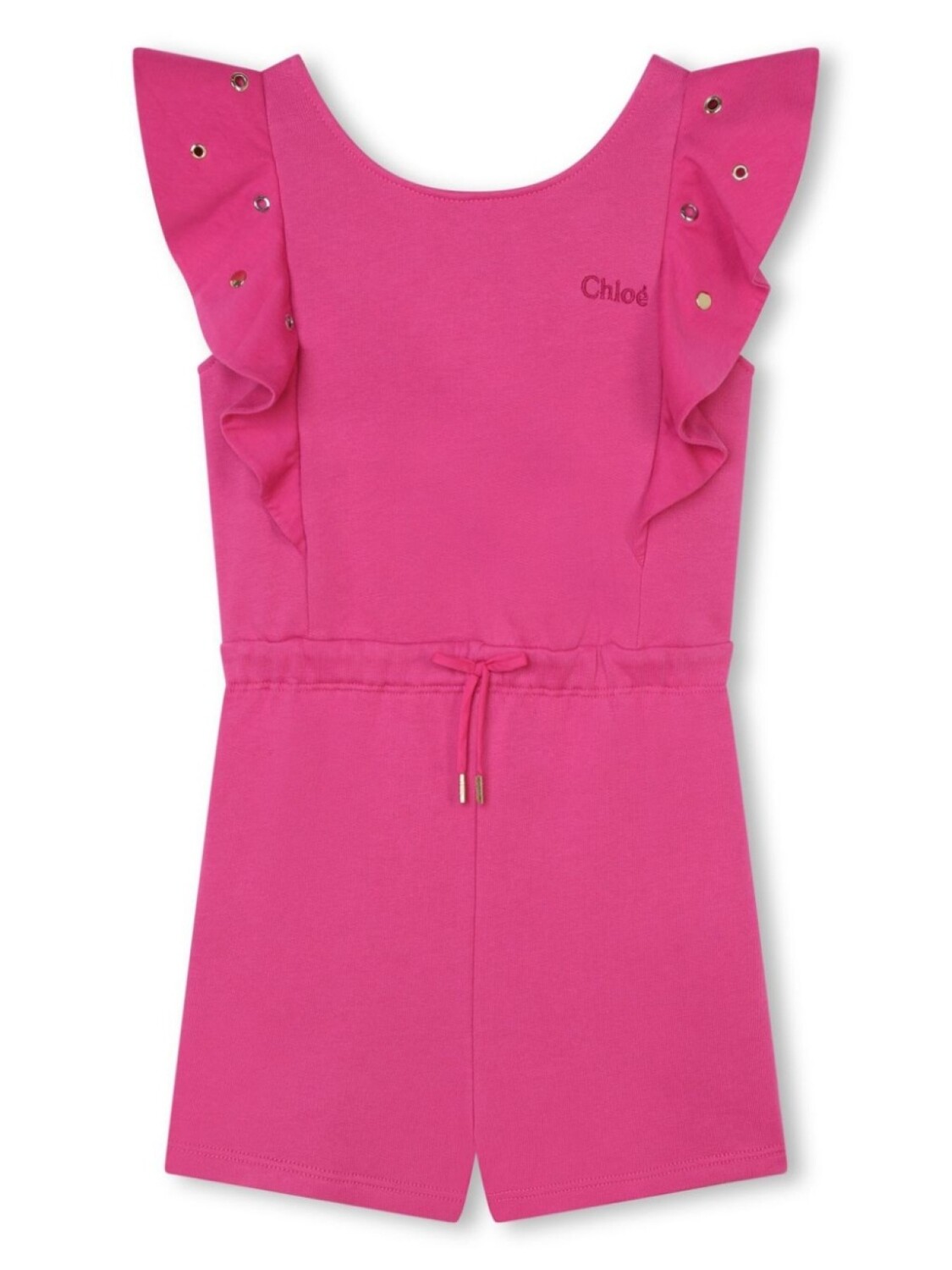 Chloé Kids ромпер из органического хлопка с люверсами, розовый
Chloé Kids ромпер из органического хлопка с люверсами, розовый