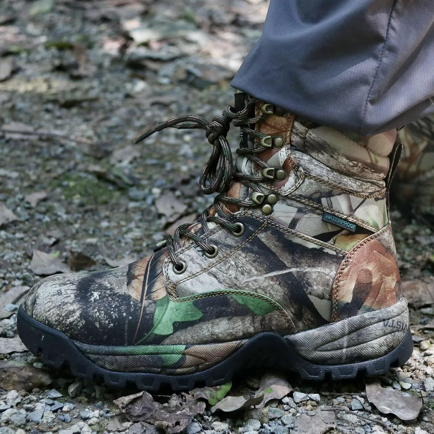 Мужские водонепроницаемые легкие охотничьи ботинки 7" с утеплителем, противоскользящие туристические ботинки, Thinsulate 200 г R RUNFUN, коричневый
Мужские водонепроницаемые легкие охотничьи ботинки 7" с утеплителем, противоскользящие туристические ботинки, Thinsulate 200 г R RUNFUN, коричневый