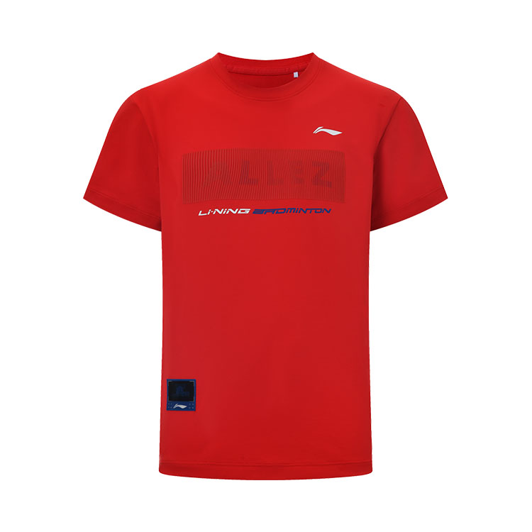 Футболка для бадминтона LiNing Unisex красная 
Футболка для бадминтона LiNing Unisex красная