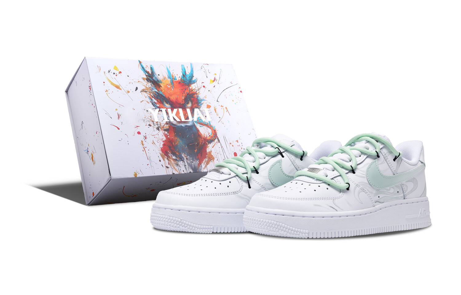 Кроссовки Nike Air Force 1 Skateboarding Shoes Men Low-top Green/white/gray, светло-зеленый
Кроссовки Nike Air Force 1 Skateboarding Shoes Men Low-top Green/white/gray, светло-зеленый