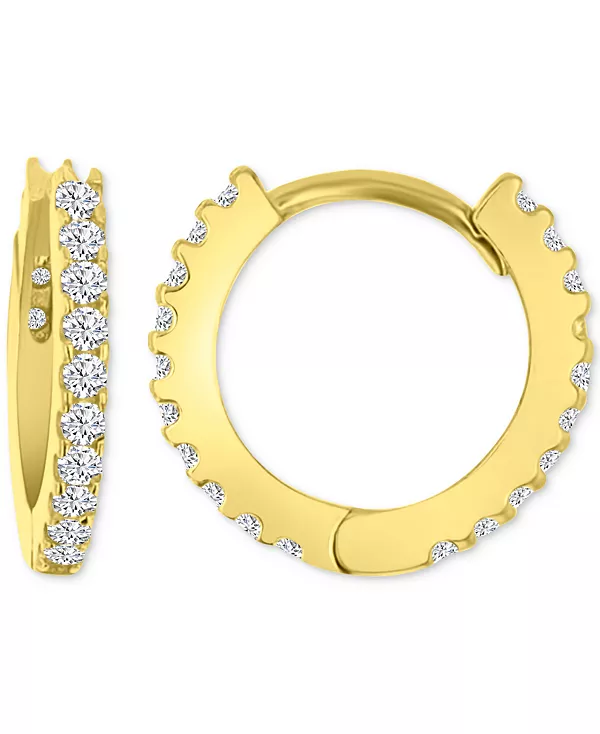 Маленькие серьги-кольца с кубическим цирконием из 14-каратного золота, 0,39 дюйма Macy'S, gold
Маленькие серьги-кольца с кубическим цирконием из 14-каратного золота, 0,39 дюйма Macy'S, gold