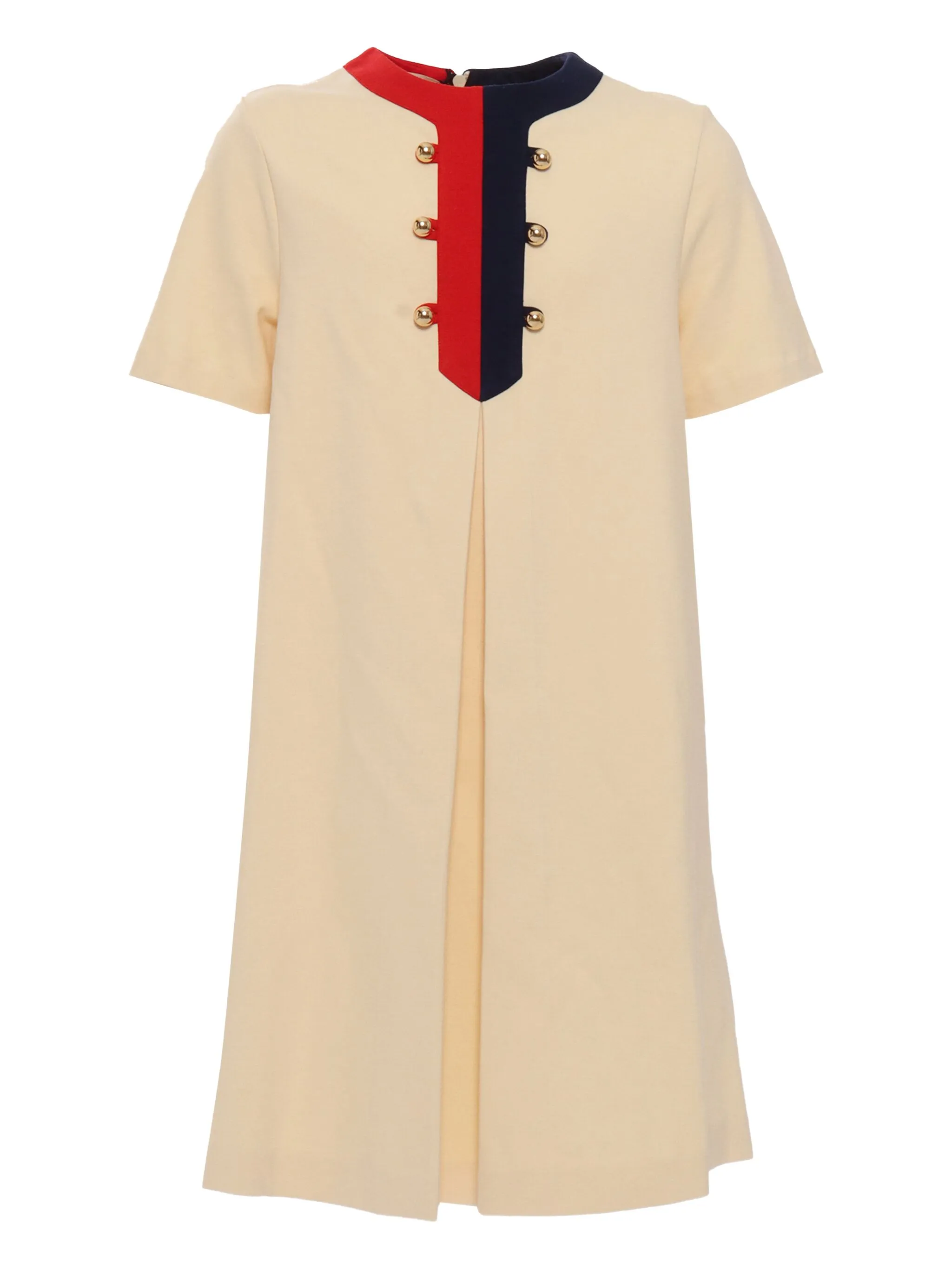 Платье с отделкой Web и складками Gucci Kids, нейтральный
Платье с отделкой Web и складками Gucci Kids, нейтральный