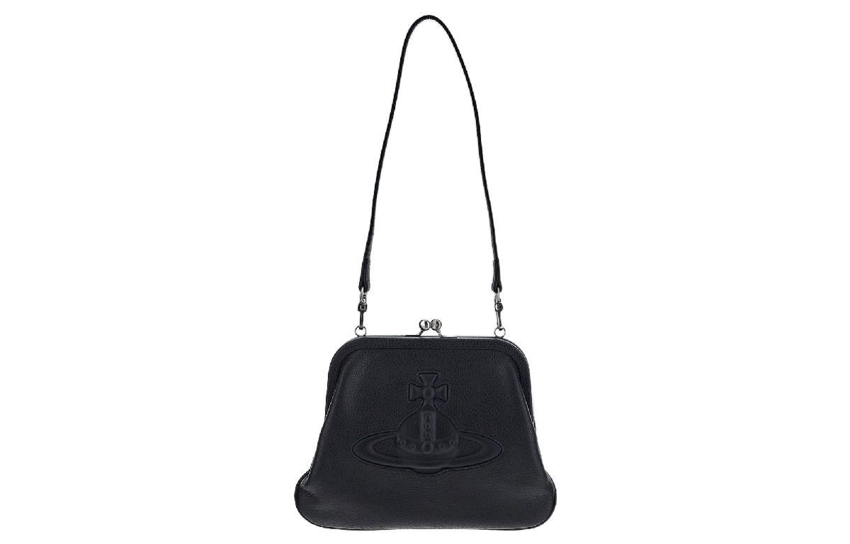 Сумка-пельмень Vivienne Westwood из зернистой телячьей кожи, женская черная
Сумка-пельмень Vivienne Westwood из зернистой телячьей кожи, женская черная