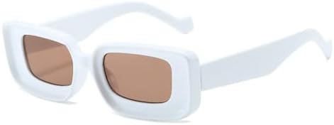 Винтажные прямоугольные солнцезащитные очки конфетных цветов для женщин, модные очки с защитой от УФ-излучения UV400 для мужчин, трендовые панк-солнцезащитные очки MTZJH, White Tea
Винтажные прямоугольные солнцезащитные очки конфетных цветов для женщин, модные очки с защитой от УФ-излучения UV400 для мужчин, трендовые панк-солнцезащитные очки MTZJH, White Tea