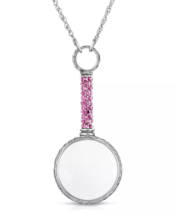 Ожерелье с увеличительным стеклом из оловянного кристалла, 30 дюймов 2028, pink
Ожерелье с увеличительным стеклом из оловянного кристалла, 30 дюймов 2028, pink