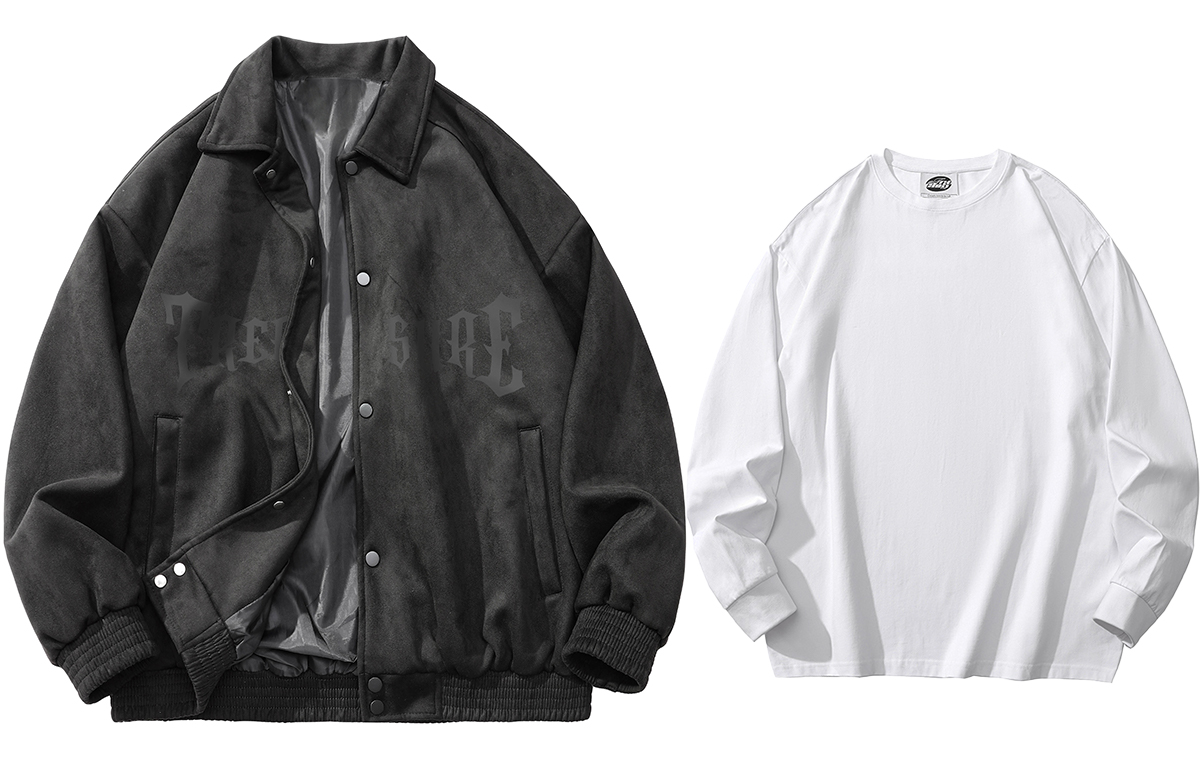 Tre Club Куртка вельветовая унисекс, Midnight Black Top+White Sweatshirt
Tre Club Куртка вельветовая унисекс, Midnight Black Top+White Sweatshirt