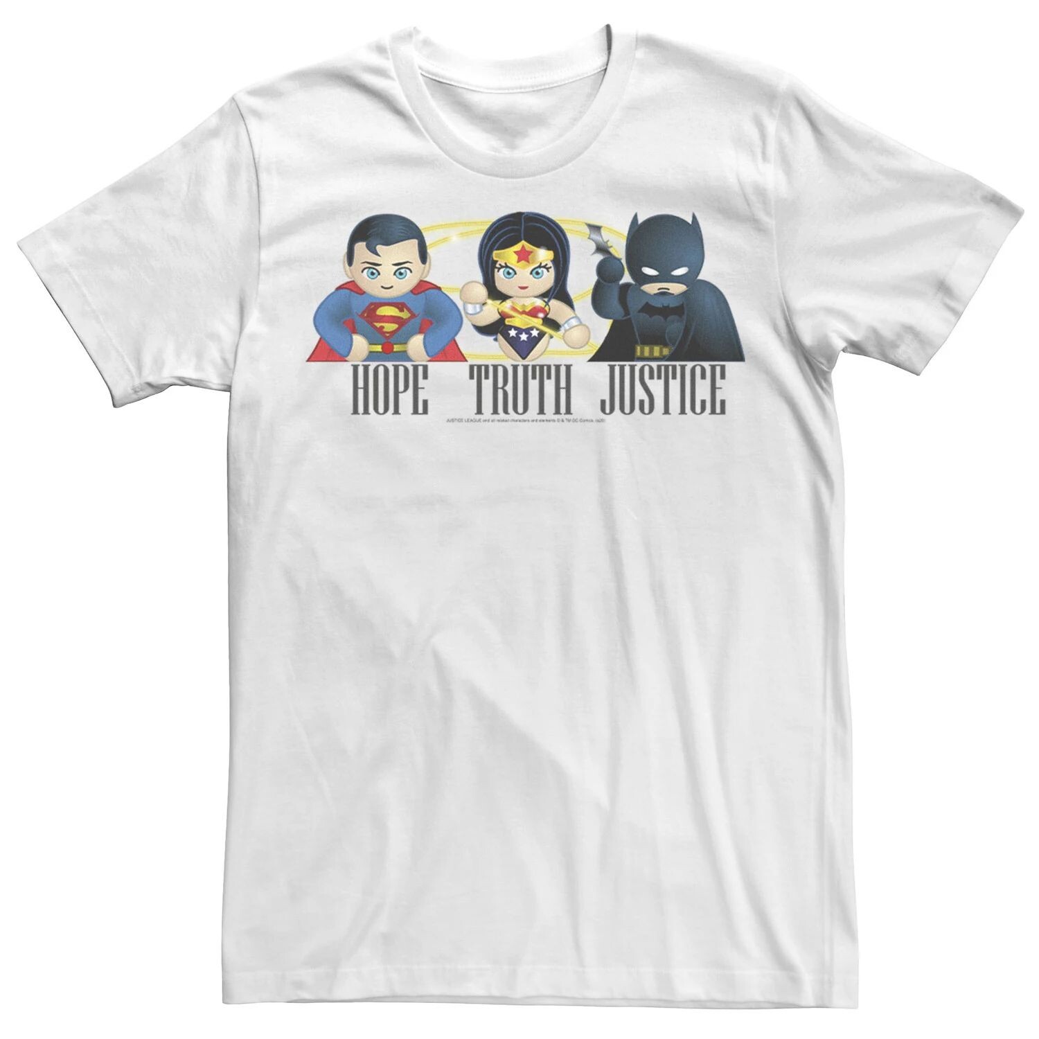 Мужская футболка DC Fandome Justice League Hope Truth Justice Licensed Character
Мужская футболка DC Fandome Justice League Hope Truth Justice Licensed Character