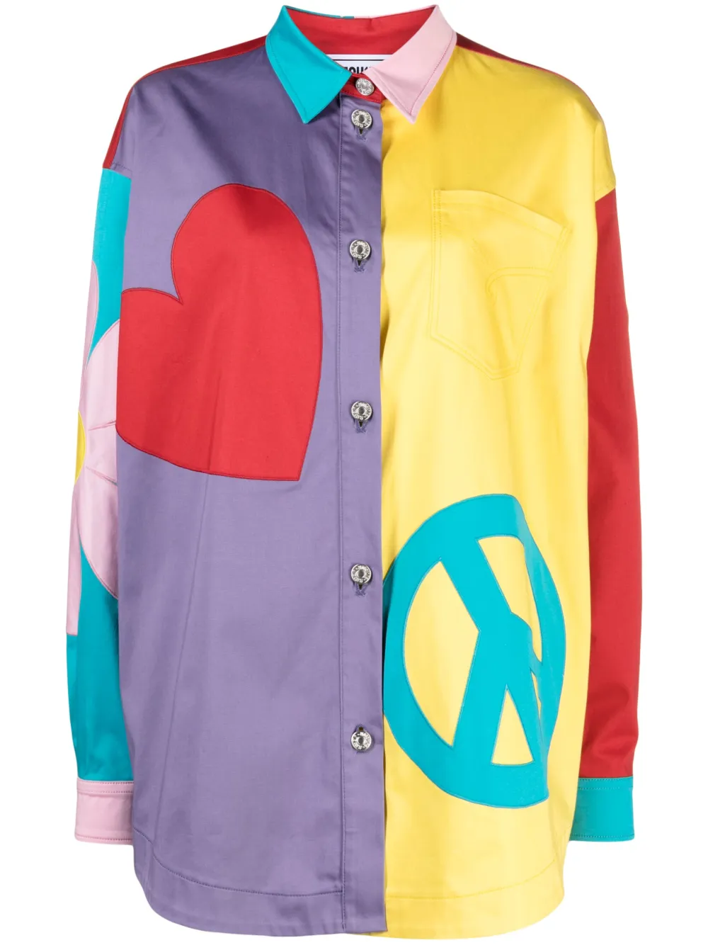 Рубашка с графичным принтом MOSCHINO JEANS, розовый
Рубашка с графичным принтом MOSCHINO JEANS, розовый