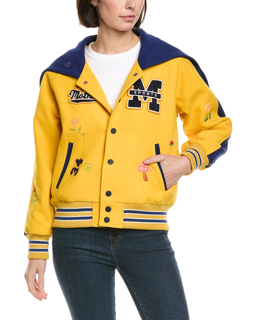 Пальто MOTHER из шерстяной смеси, символизирующее командный дух, желтый
Пальто MOTHER из шерстяной смеси, символизирующее командный дух, желтый