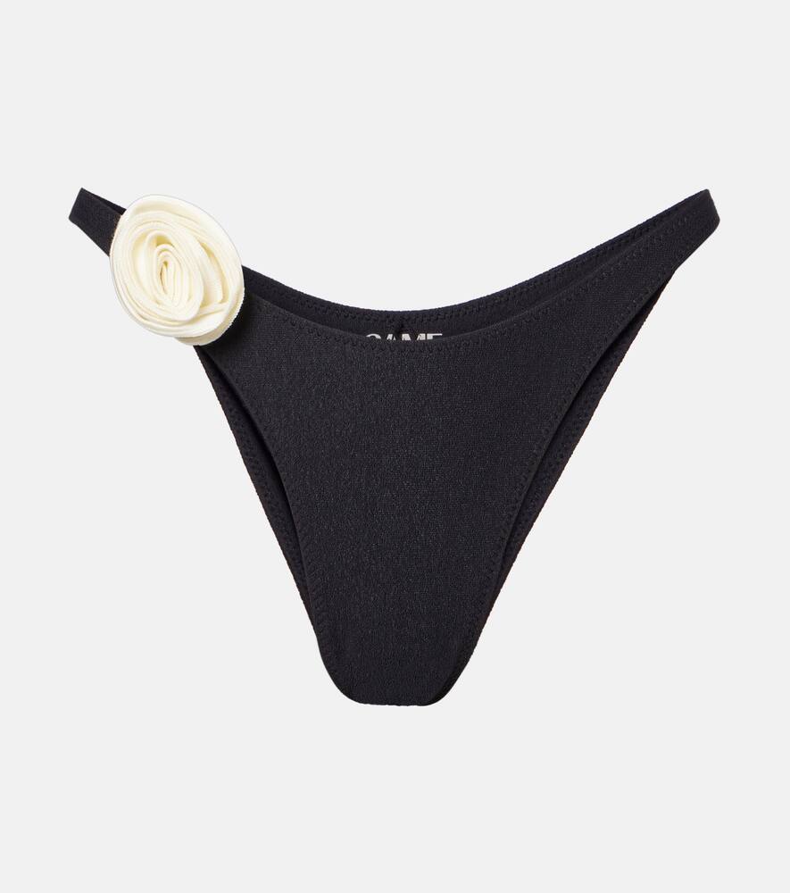 Бикини-трусы с аппликацией в виде розетки Same, Black/Cream
Бикини-трусы с аппликацией в виде розетки Same, Black/Cream