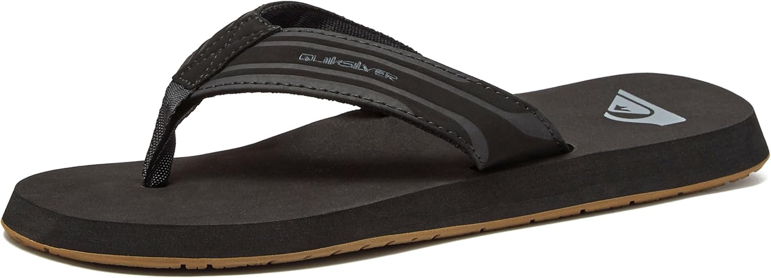 Мужские шлепанцы Quiksilver Monkey Wrench, спортивные с поддержкой свода стопы, размеры 6-15, мужские шлепки-сланцы, черный/коричневый
Мужские шлепанцы Quiksilver Monkey Wrench, спортивные с поддержкой свода стопы, размеры 6-15, мужские шлепки-сланцы, черный/коричневый