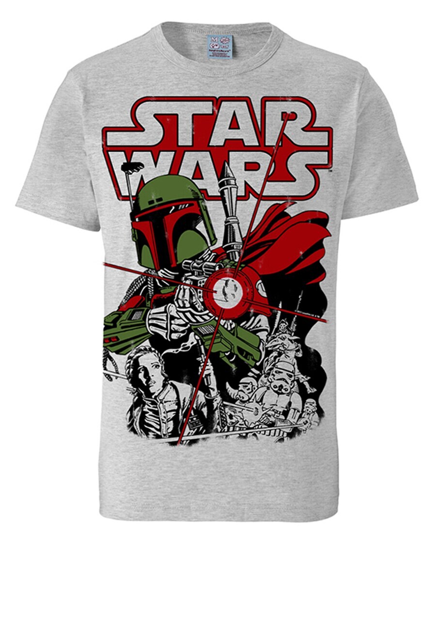 Футболка LOGOSHIRT Shirt Star Wars - Boba Fett, серый
Футболка LOGOSHIRT Shirt Star Wars - Boba Fett, серый