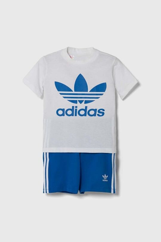 adidas Originals Хлопковый комплект для малышей, синий
adidas Originals Хлопковый комплект для малышей, синий