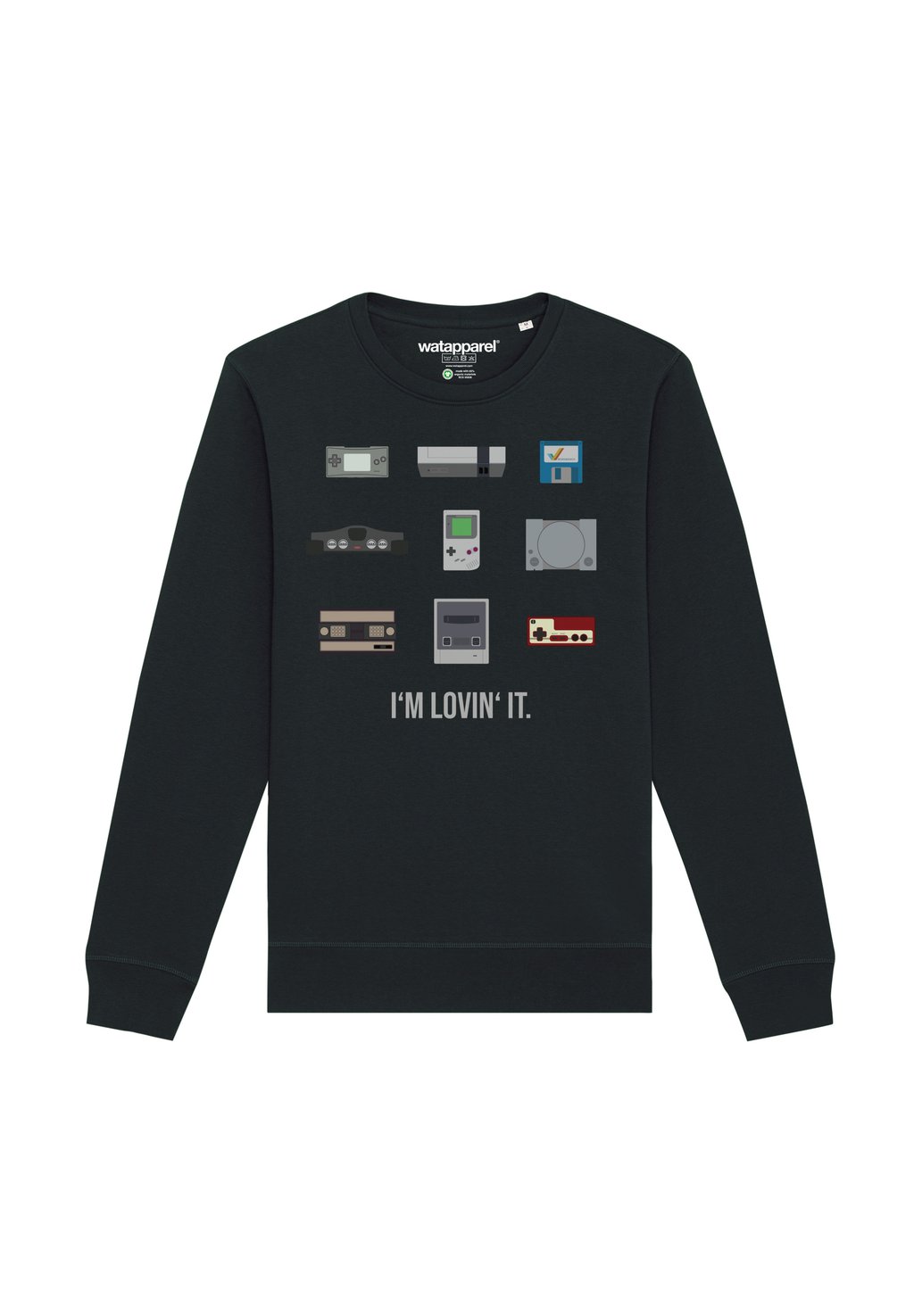 Толстовка VIDEOGAMES watapparel, черный
Толстовка VIDEOGAMES watapparel, черный