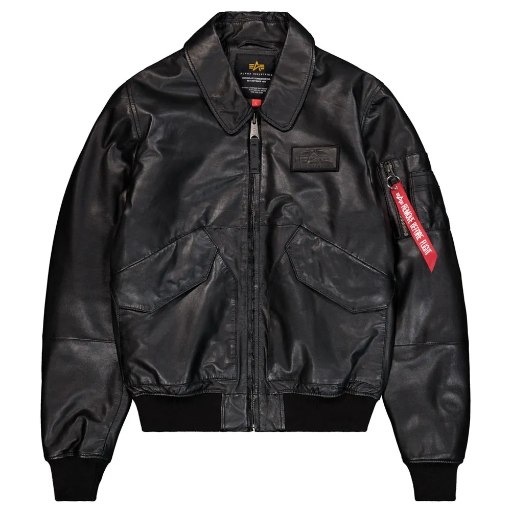 Кожаная куртка Alpha Industries CWU 45/P, черный
Кожаная куртка Alpha Industries CWU 45/P, черный