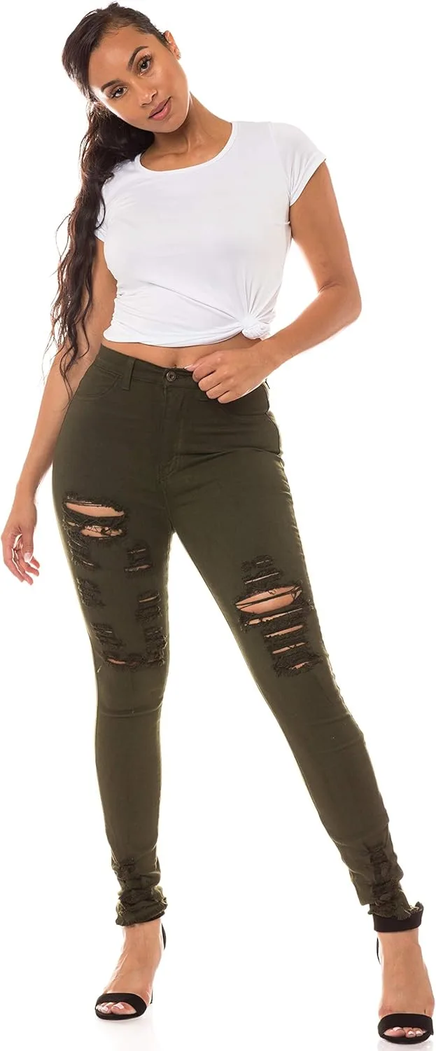 Женские джинсы Aphrodite High Waisted — рваные скинни с высокой посадкой AP Blue
Женские джинсы Aphrodite High Waisted — рваные скинни с высокой посадкой AP Blue