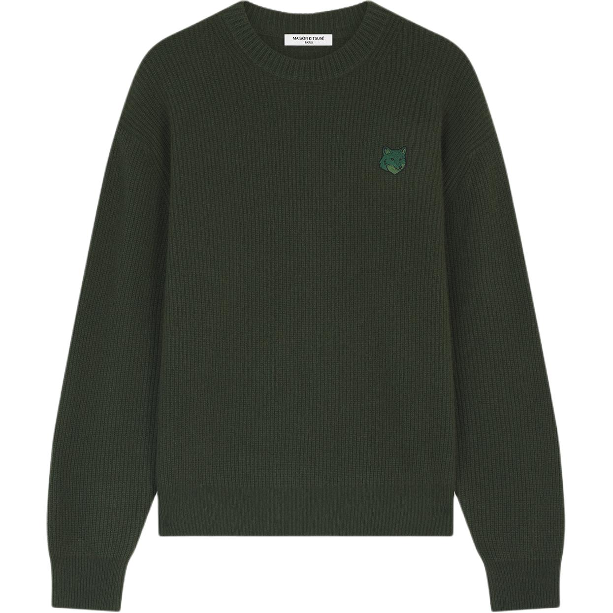 Вязаный джемпер Maison Kitsuné Fox Patch Maison Kitsune, ranger зеленый
Вязаный джемпер Maison Kitsuné Fox Patch Maison Kitsune, ranger зеленый