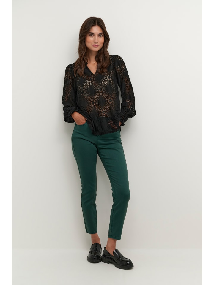 CULTURE Блузка с длинными рукавами CUolu свободного кроя, черная
CULTURE Блузка с длинными рукавами CUolu свободного кроя, черная