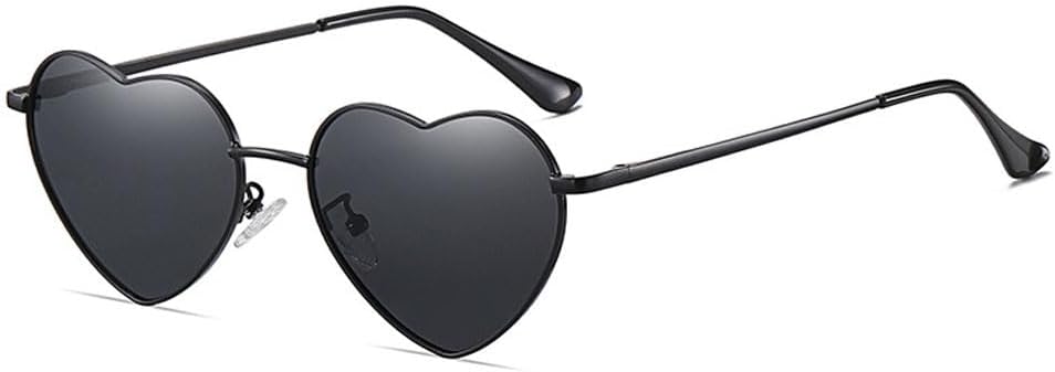 Женские поляризованные солнцезащитные очки OZPYKAE в форме сердца, металлическая оправа, линзы с защитой UV400, солнцезащитные очки в форме сердца для женщин, Black Frame Black
Женские поляризованные солнцезащитные очки OZPYKAE в форме сердца, металлическая оправа, линзы с защитой UV400, солнцезащитные очки в форме сердца для женщин, Black Frame Black