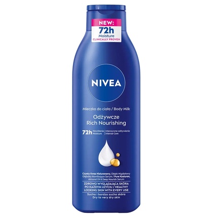 Питательное молочко для тела 250 мл Nivea
Питательное молочко для тела 250 мл Nivea