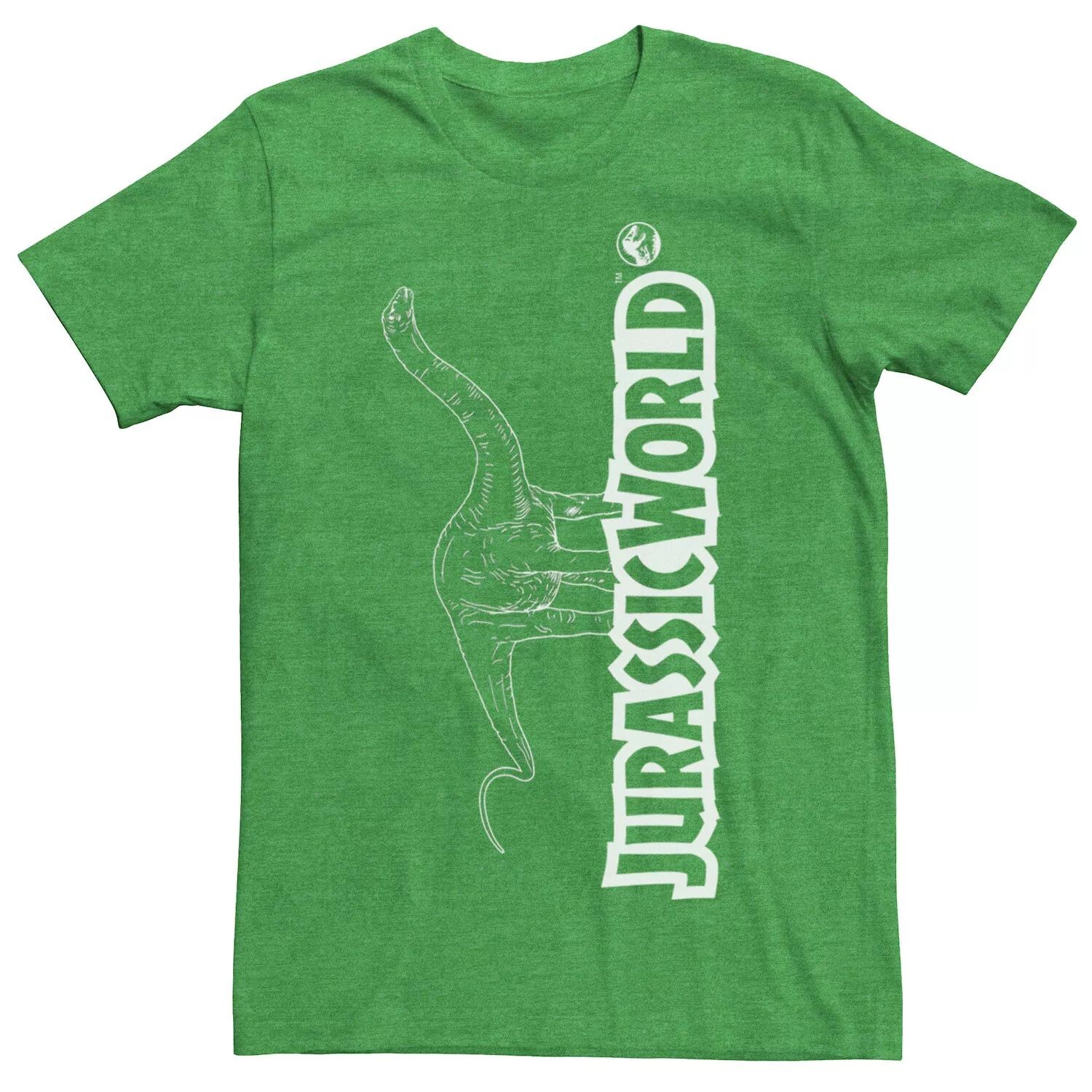 Мужская футболка с длинным вырезом и логотипом динозавра Jurassic World
Мужская футболка с длинным вырезом и логотипом динозавра Jurassic World