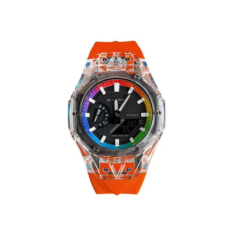 CASIO Часы Unisex Liquid Crystal/Analog Dual Display Series 48.5mm Black Watch, Sky Rainbow Hublot Glacier Red
CASIO Часы Unisex Liquid Crystal/Analog Dual Display Series 48.5mm Black Watch, Sky Rainbow Hublot Glacier Red