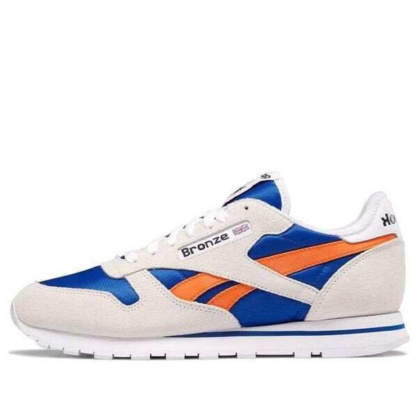 Кроссовки bronze 56k x classic leather 'new york knicks' Reebok, белый 
Кроссовки bronze 56k x classic leather 'new york knicks' Reebok, белый