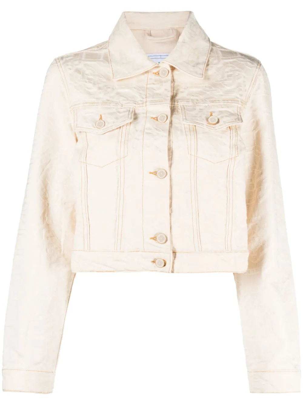 Укороченная джинсовая куртка CASABLANCA, нейтральный
Укороченная джинсовая куртка CASABLANCA, нейтральный