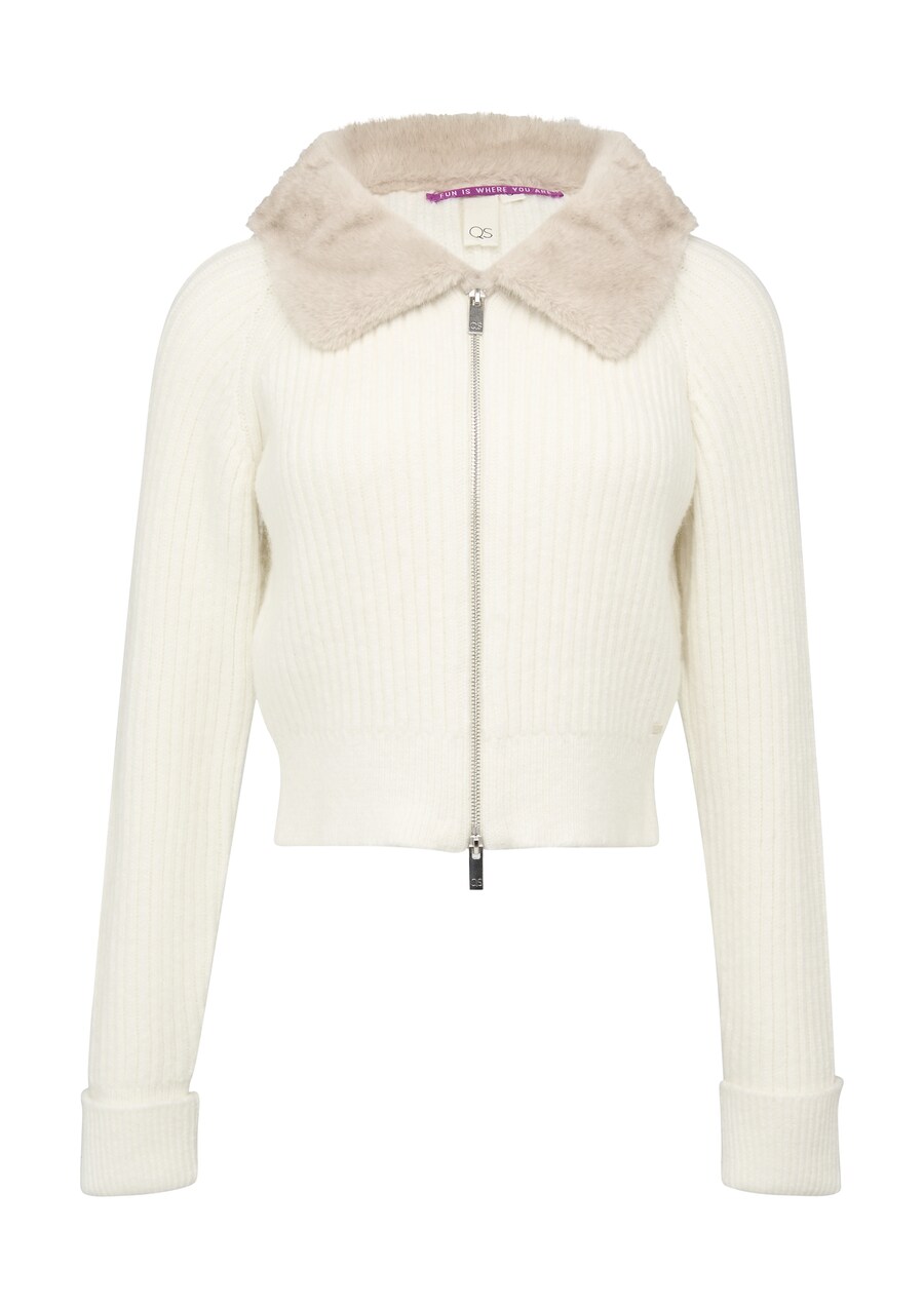 Вязаный кардиган QS, бежевый
Вязаный кардиган QS, бежевый