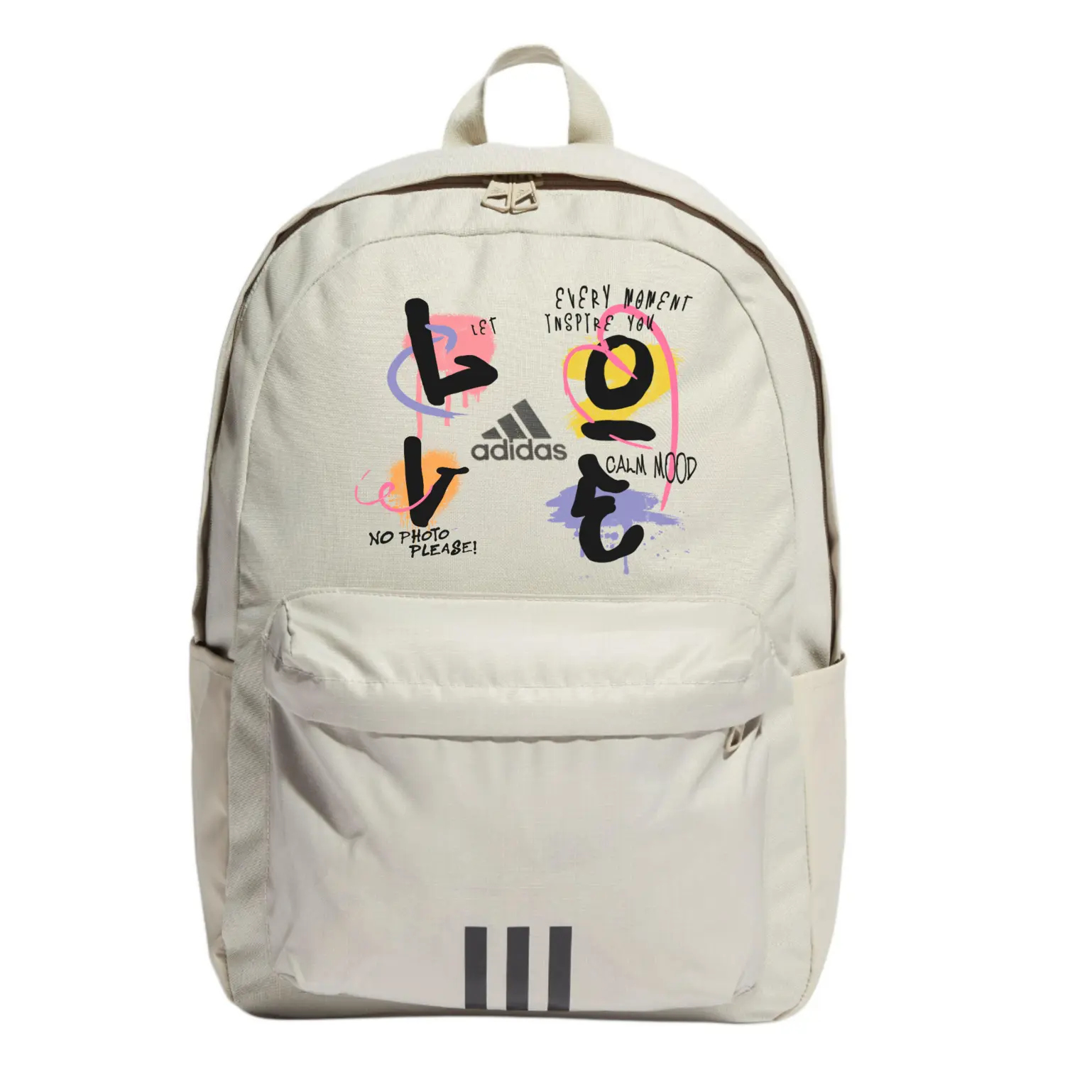 Adidas Тканевый рюкзак унисекс светло-серый и черный, Love Graffiti
Adidas Тканевый рюкзак унисекс светло-серый и черный, Love Graffiti