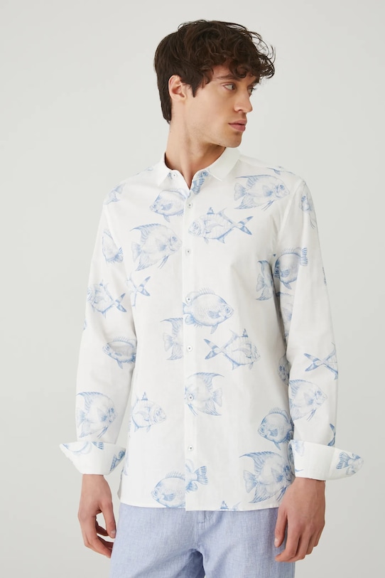 Льняная рубашка Medicine, синий
Льняная рубашка Medicine, синий