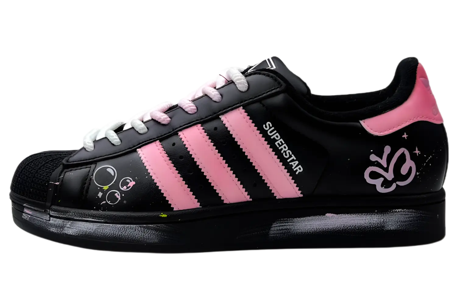 Adidas Originals Superstar 2 Bubbles Pink Butterfly устойчивые к истиранию низкие детские скейтбординговые туфли Pink Unisex
Adidas Originals Superstar 2 Bubbles Pink Butterfly устойчивые к истиранию низкие детские скейтбординговые туфли Pink Unisex