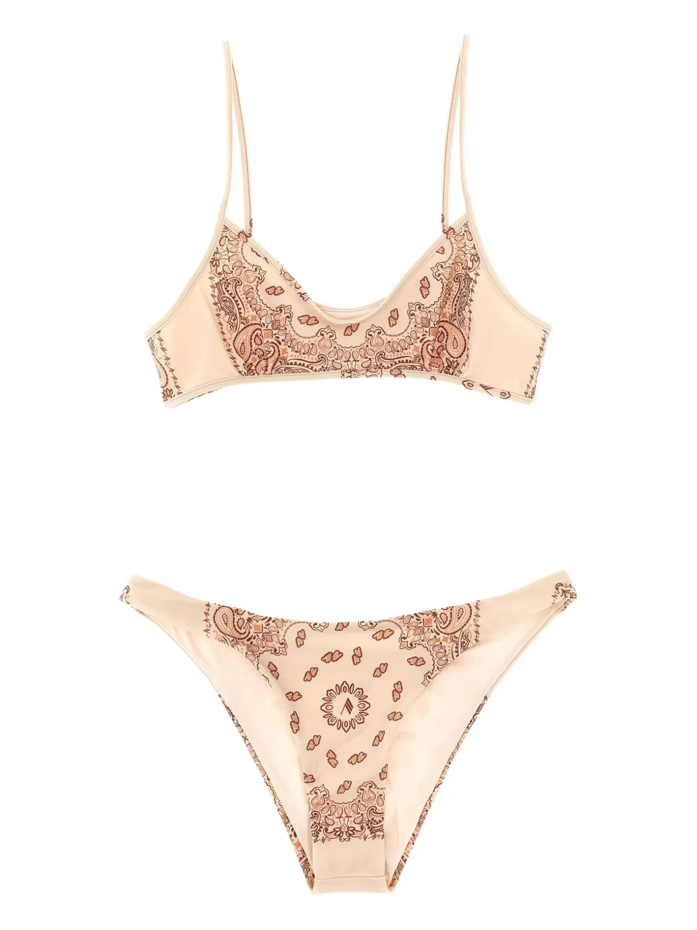 Бикини с принтом пейсли The Attico
Бикини с принтом пейсли The Attico