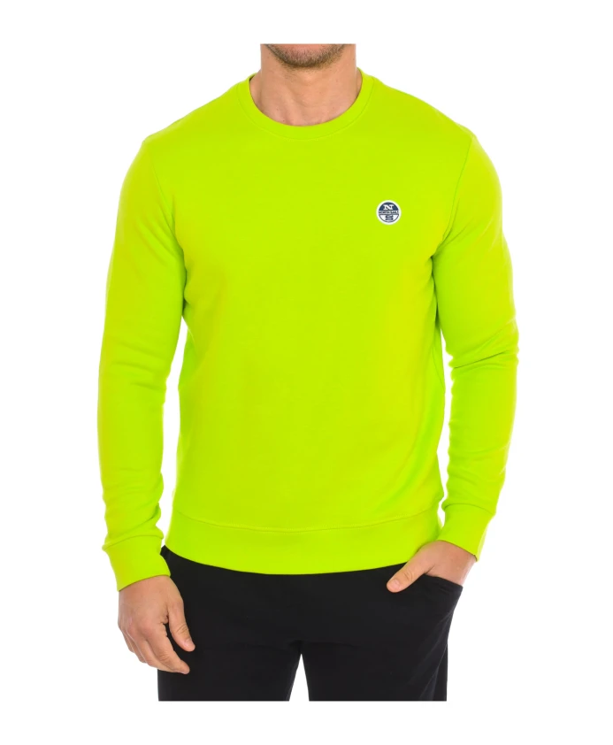 Ребристая толстовка с круглым вырезом North Sails, зеленый
Ребристая толстовка с круглым вырезом North Sails, зеленый