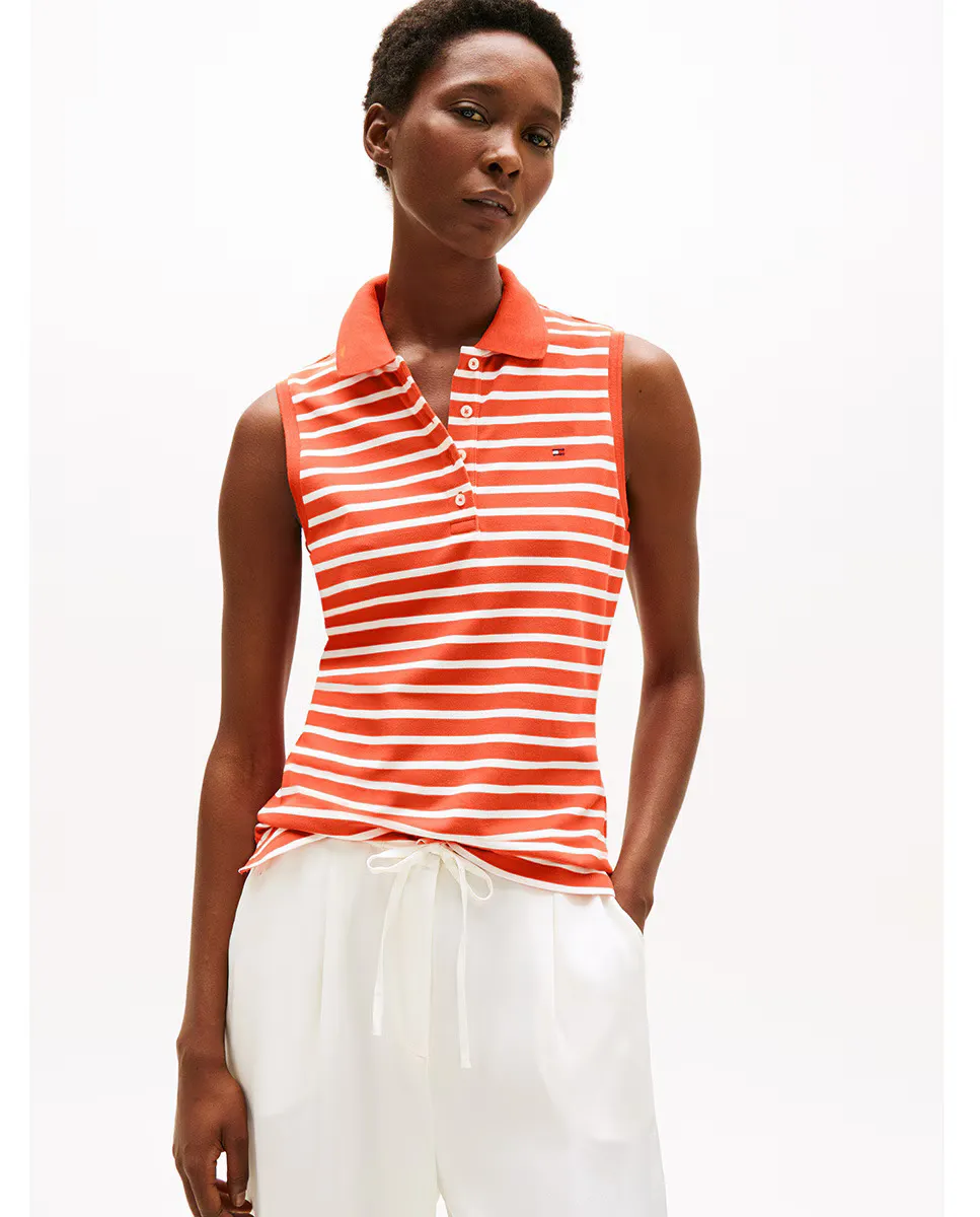 Женская рубашка поло без рукавов Tommy Hilfiger, оранжевый
Женская рубашка поло без рукавов Tommy Hilfiger, оранжевый