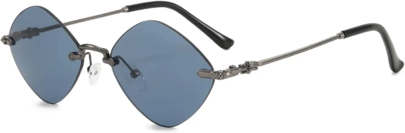 Солнцезащитные очки с ромбовидной оправой, градиентной скошенной кромкой и безрамочным дизайном. Модные и стильные, с защитой от УФ-излучения UV400 generic, Drk Blu
Солнцезащитные очки с ромбовидной оправой, градиентной скошенной кромкой и безрамочным дизайном. Модные и стильные, с защитой от УФ-излучения UV400 generic, Drk Blu