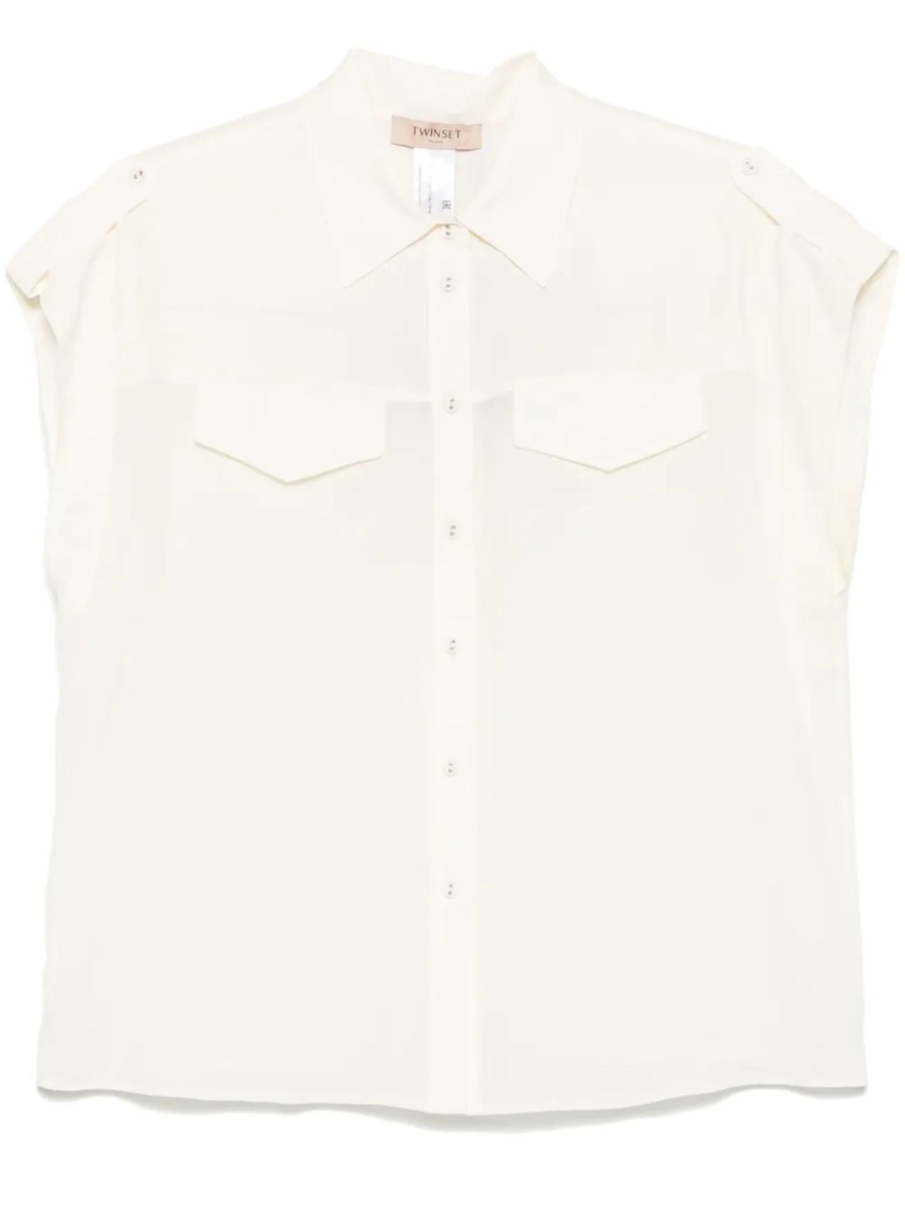 Рубашка из крепа TWINSET, белый
Рубашка из крепа TWINSET, белый