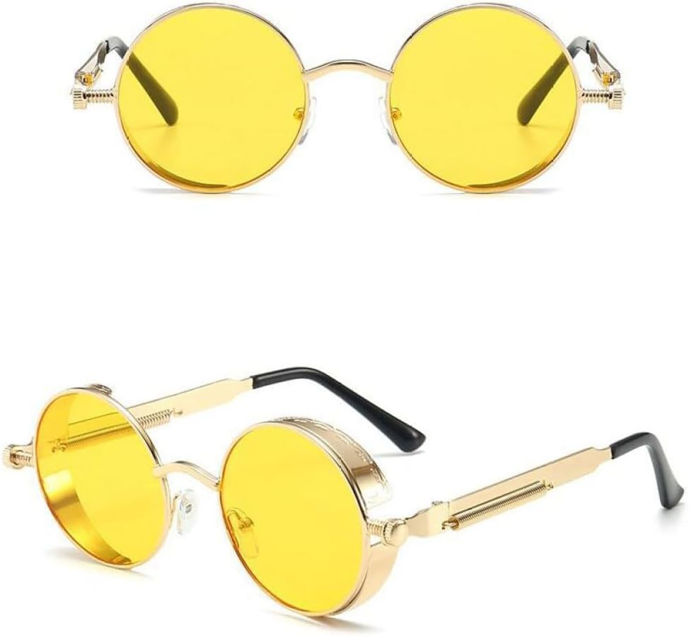 Солнцезащитные очки MUTYNE в классическом готическом стиле стимпанк для женщин, винтажные, в круглой металлической оправе, с защитой от УФ-излучения UV400 (женские и мужские), 10
Солнцезащитные очки MUTYNE в классическом готическом стиле стимпанк для женщин, винтажные, в круглой металлической оправе, с защитой от УФ-излучения UV400 (женские и мужские), 10