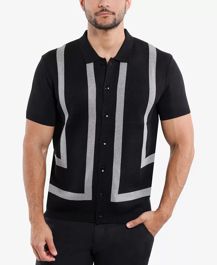 Мужской джерси-поло с коротким рукавом в жаккардовой вязке SPRING + MERCER, серый
Мужской джерси-поло с коротким рукавом в жаккардовой вязке SPRING + MERCER, серый