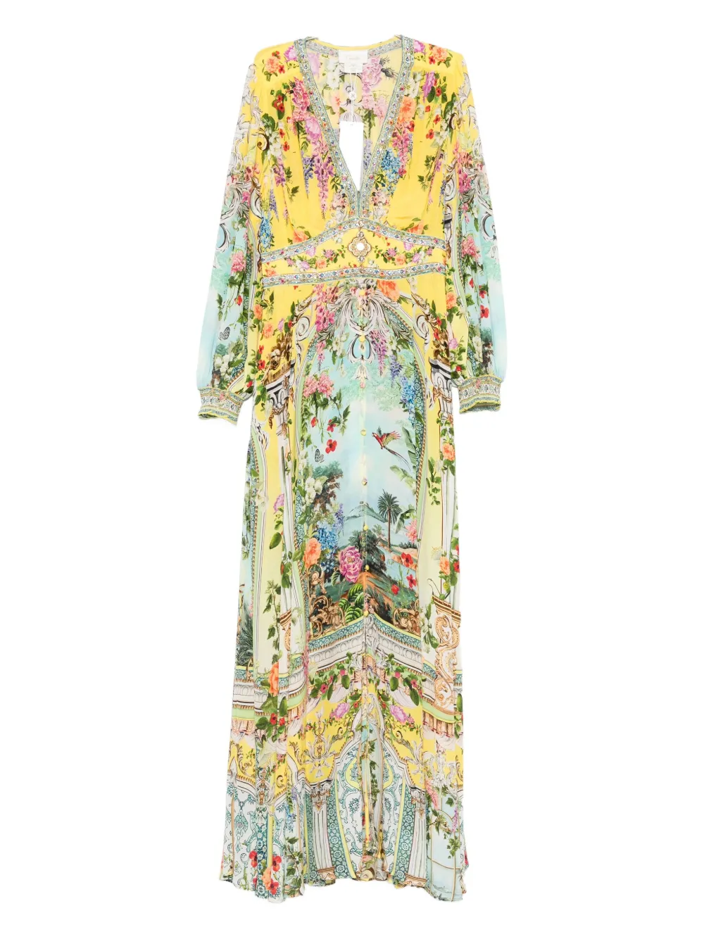 Платье с принтом «дворец» и застежкой на пуговицы спереди Camilla, желтый
Платье с принтом «дворец» и застежкой на пуговицы спереди Camilla, желтый