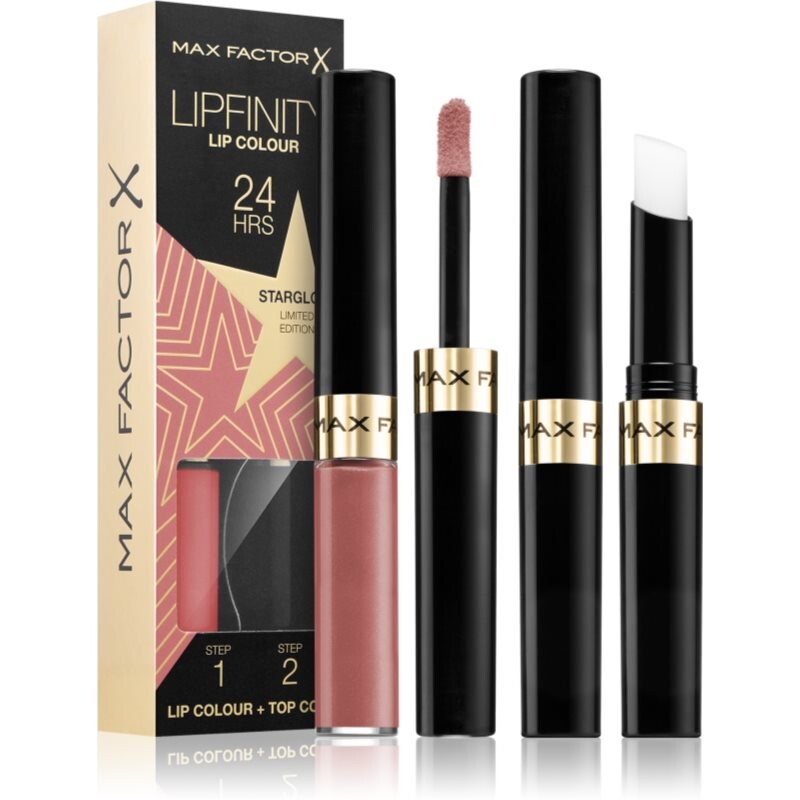 Max Factor, Lipfinity Rising Stars, стойкая жидкая губная помада с бальзамом, оттенок 80 Starglow
Max Factor, Lipfinity Rising Stars, стойкая жидкая губная помада с бальзамом, оттенок 80 Starglow