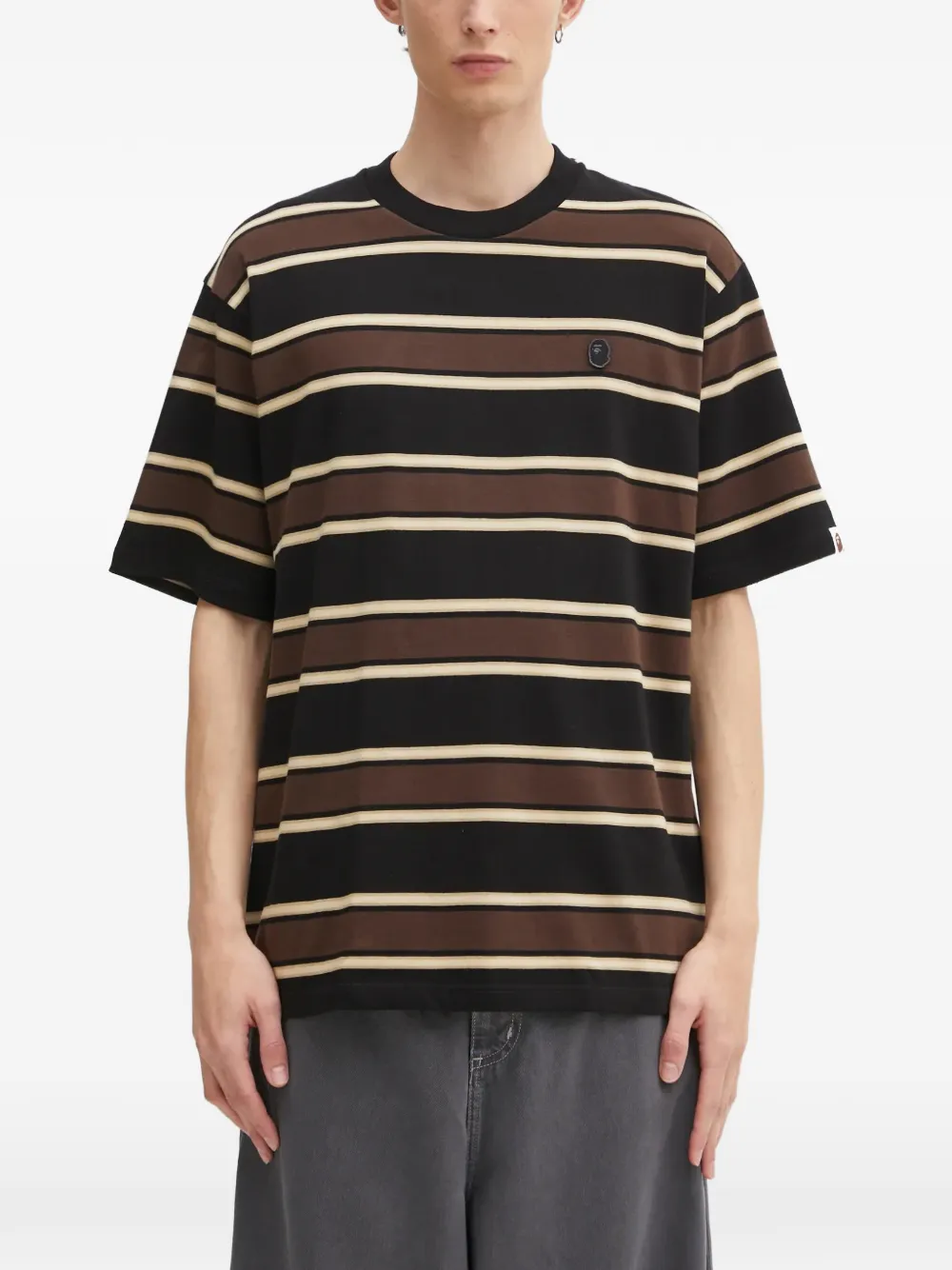 Футболка с короткими рукавами one point strip A BATHING APE, черный
Футболка с короткими рукавами one point strip A BATHING APE, черный