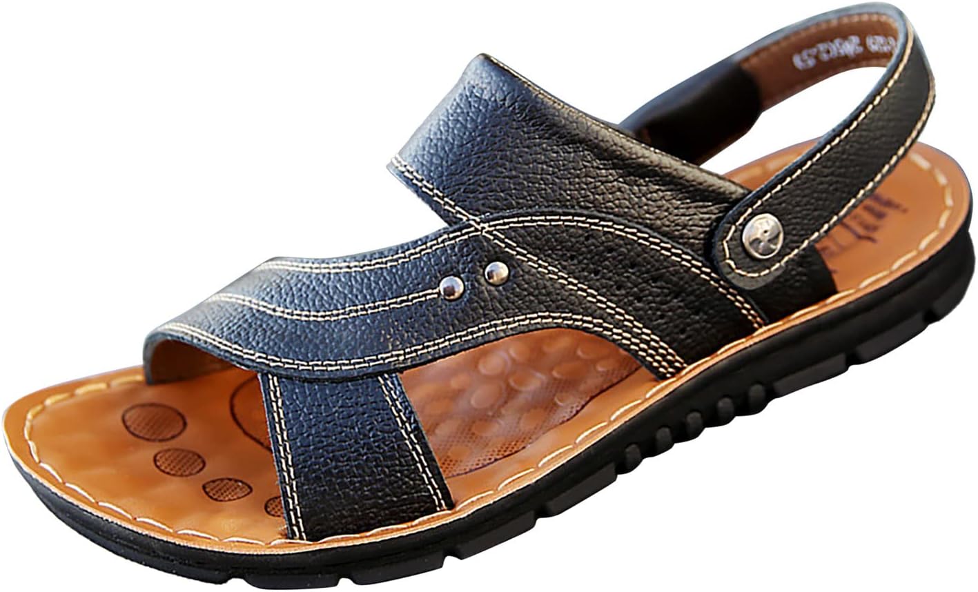 Мужские сандалии IWIHMIV для прогулок, кожаные сандалии, походные сандалии для мужчин, спортивная обувь для воды, летние сандалии для кемпинга и пляжа, черный
Мужские сандалии IWIHMIV для прогулок, кожаные сандалии, походные сандалии для мужчин, спортивная обувь для воды, летние сандалии для кемпинга и пляжа, черный