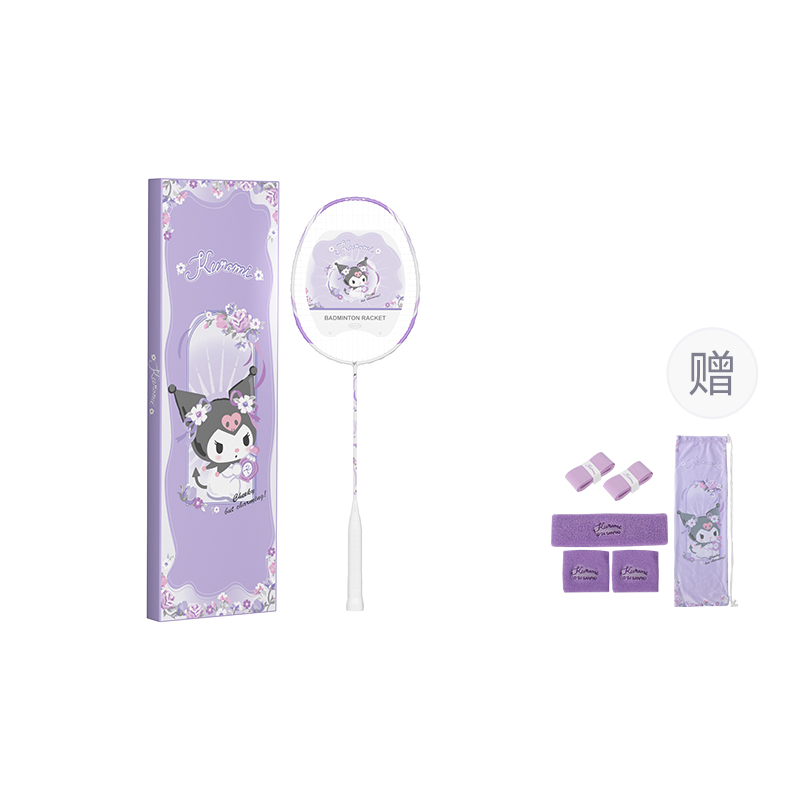 Sanrio Mesuca kulomi full carbon бадминтонная ракетка для атакующей игры жесткая головка продвинутый уровень 670±2mm unisex 4u/g4 purple
Sanrio Mesuca kulomi full carbon бадминтонная ракетка для атакующей игры жесткая головка продвинутый уровень 670±2mm unisex 4u/g4 purple