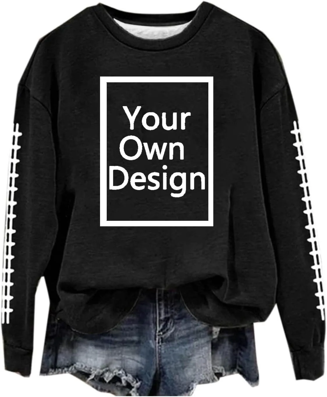 Женский бейсбольный свитшот с принтом, длинный рукав, кастомный Smxrfitk
Женский бейсбольный свитшот с принтом, длинный рукав, кастомный Smxrfitk