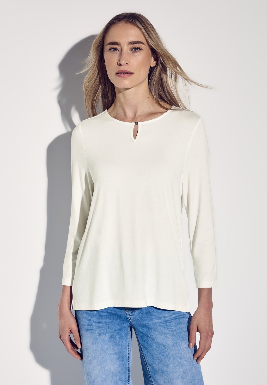 Топ с длинными рукавами Street One, молочный
Топ с длинными рукавами Street One, молочный