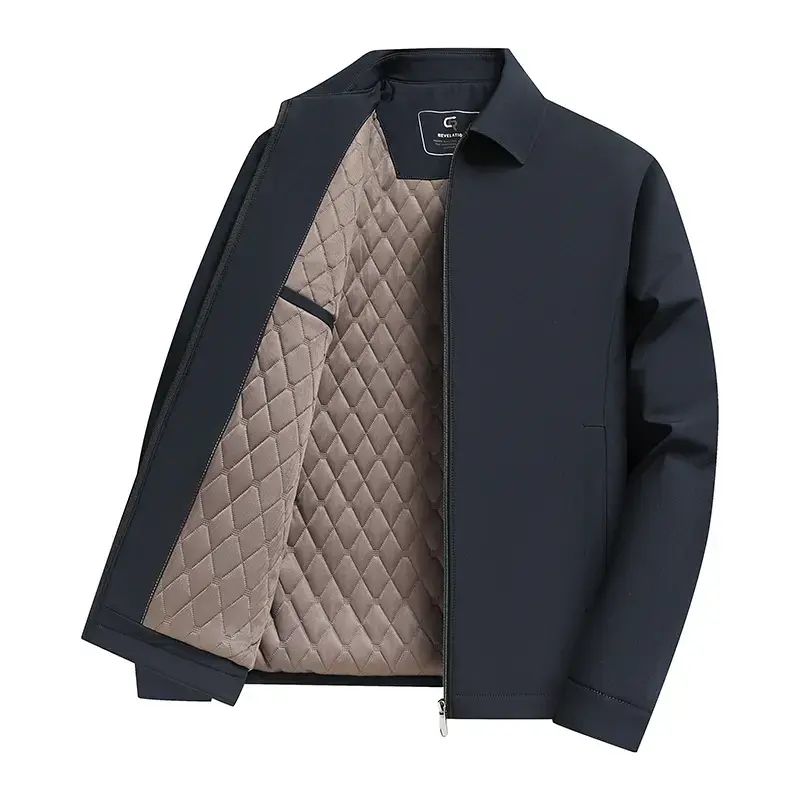 Пуховик мужской с лацканом утепленный VanCamel, темно-синий
Пуховик мужской с лацканом утепленный VanCamel, темно-синий